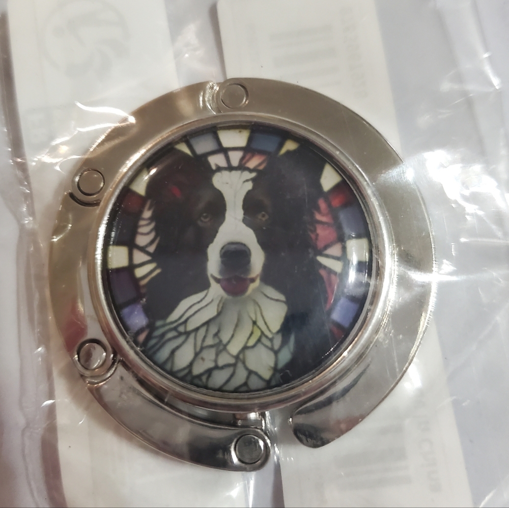 Border Collie Dog Only-Themed Purse Hook NIP - Picture 8 of 13